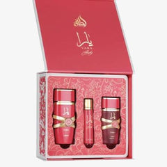 Lattafa Ladies Yara Candy Edp 100ml + 12ml + Hair Mist 50ml Set 3pcs (M)