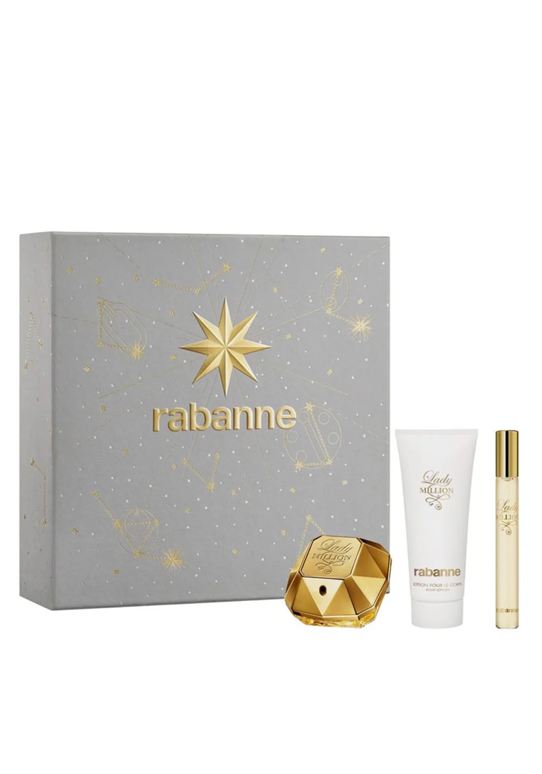 Paco Rabanne Lady Million set 50ml edp + 10ml + 100ml BL
