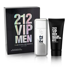 CAROLINA HERRERA 212 VIP MEN SET 100ML EDT+ 100ML SHOWER GEL