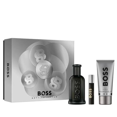 Hugo Boss Bottled Parfum 100ml + 10ml + Sg 100ml Set 3pcs (H)