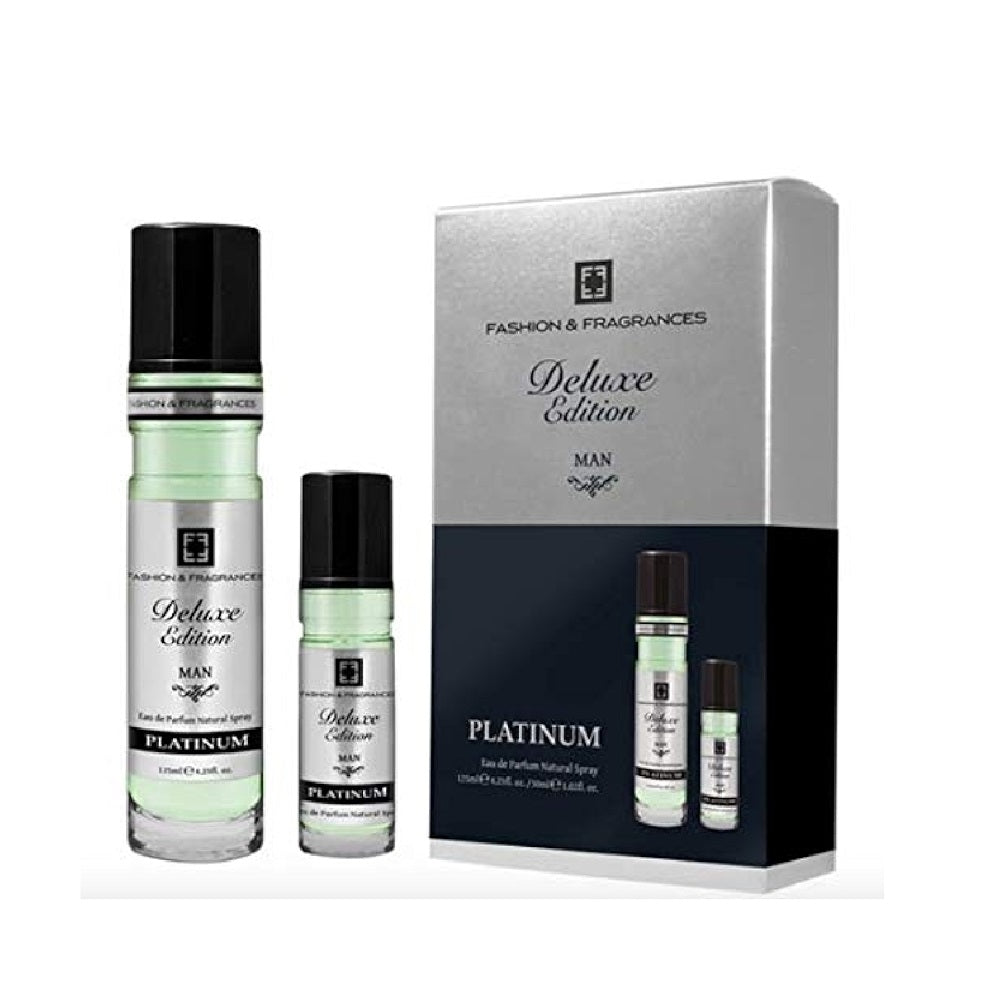 Fashion y Fragancias Deluxe Edition Man Platinum 125ml + Edp 30ml Set (H)