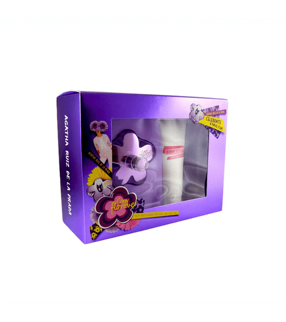Agatha Ruiz de la Prada Set Crazy Florever Edt 80ml + 75 ml Body Lotion (M)